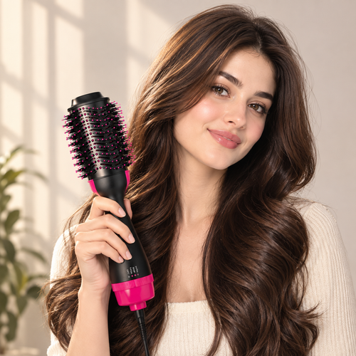 3-in-1 Hair Styling Brush – Dry, Style & Volumize